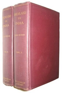 Sven HEDIN. Overland To India. 1910. In two volumes. First edition  - Picture 1 of 1