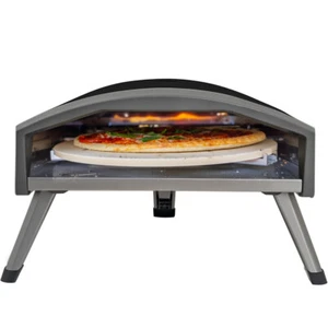 Horno para pizza de gas al aire libre Deco Chef, diseño portátil, piedra para hornear giratoria automática - - Imagen 1 de 11