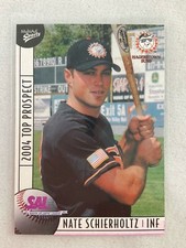 2004 MultiAd Sports Minor League Baseball Card-NATE SCHIERHOLTZ, Hagerstown Suns
