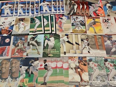 PEDRO MARTINEZ 100,S YOU PICK HUGE COLLECTION HIGH GRADE CARDS RED SOX LOT#2 - Image 1 of 4