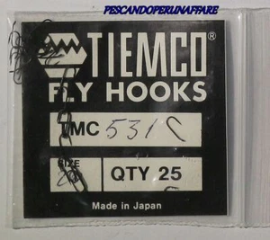 GIORGIO BENECCHI'S TIEMCO FLY HOOKS TMC 531 Qty.25 a confezione - Imagen 1 de 2