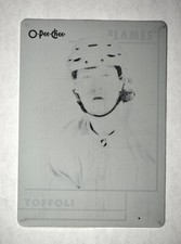 2022-23 UD O-Pee-Chee OPC Retro Printing Plate Black #9 Tyler Toffoli 1/1