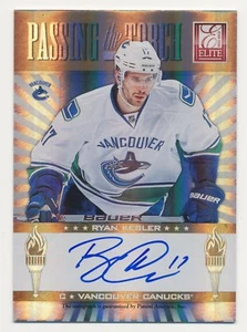 2011-12 Panini Elite Passing the Torch RYAN KESLER CODY HODGSON RC Dual Auto 100 - Picture 1 of 2