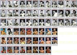 WBA Middleweight Champions Lineage Boxing Trading Cards Greb LaMotta Graziano - Picture 1 of 1
