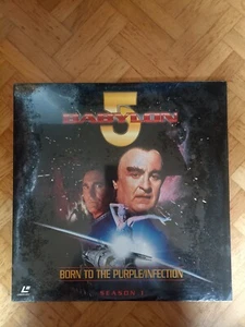 Babylon 5 Season 1: Born To Be Purple/Infection - Laserdisc NEW - Afbeelding 1 van 4