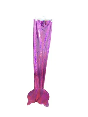 Mermaid Tail and Fin 1 Pc Kids Size Universal Metallic Purple Costume See Images — 第 1/4 张图片