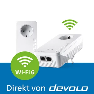devolo Magic 2 WiFi 6 Powerline Mesh WLAN Verstärker 2x Adapter - Bild 1 von 7