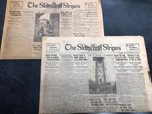 WWI NEWS PAPERS 1919 Stars and Stripes - Bild 1 von 3