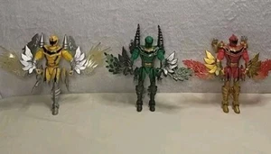 Power Rangers Bandai Mystic Force Dragons rot, gelb & grün 2006 Figuren - Bild 1 von 7