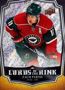 2014-15 Upper Deck Overtime Lord of the Rink #7 Zach Parise