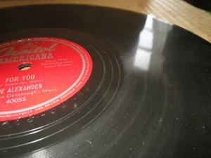78RPM Capitol 40055 Joe Alexander - I'm Three-Time Loser / For You, well kept V+ - Picture 1 of 8