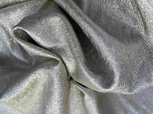 Pelle laminata platino bottalata per artigianato – Sp.0,8 - Foto 1 di 9