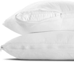 Better Bed Collection Poly / Cotton Zippered Pillow Protectors - Picture 1 of 8