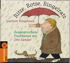 CD Hörbuch Ritze, Rotze, Ringelratz - Joachim Ringelnatz 28 Frechheiten NEU OVP