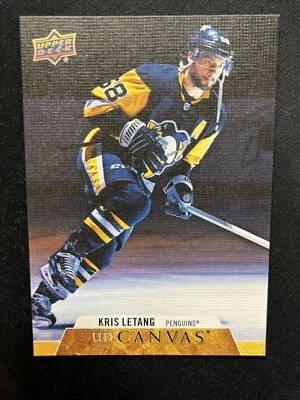 20-21 UD Series 1 Hockey Canvas C63 Kris Letang - Image 1 of 2