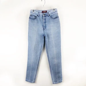 LA Blues Light Wash Vintage Mom Jeans High Waist Slim Size 10 Average 28 x 28  - Picture 1 of 10