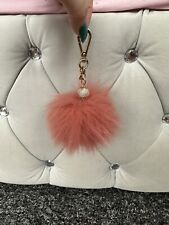 Michael Kors Fur Pom Pom Keyring Bag Charm