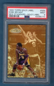 Kobe Bryant - 1999 Topps Gold Label New Standard #NS4 - PSA 9 (POP 32, 1 higher) - Picture 1 of 2