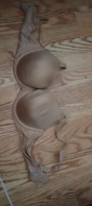 Auden bra beige 38 D underwire padded nwot - Picture 1 of 3