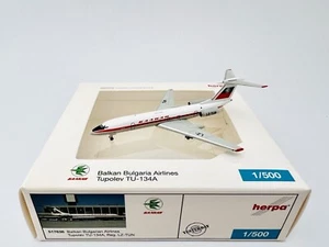 Herpa Wings 1:500 517638 Balkan Bulgarian Airlines TU-134A LZ-TUN - Bild 1 von 1