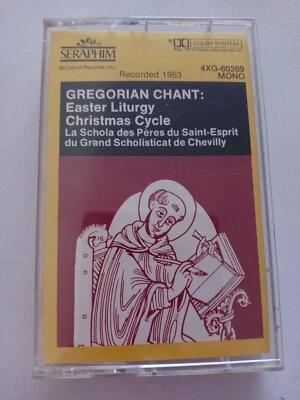 GREGORIAN CHANT: Easter Liturgy Christmas Cycle (Cassette, 1979, Seraphim) - Image 1 of 4