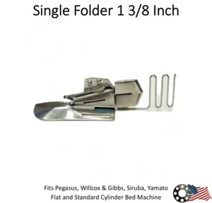 Coverstitch Folder Size 1 3/8 Single Fold CB-3F Binder - Picture 1 of 5