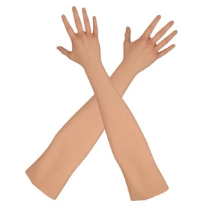 Realistische Haut Silikon weibliche Handschuhe für Crossdresser Transgender Cosplayer - Bild 1 von 28