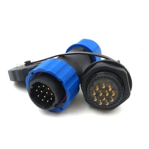 SD20 12 Pin IP67 Wasserdicht Drahtverbinder, Luftfahrtkabel Stecker Buchse - Bild 1 von 8