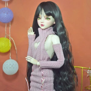 60cm BJD Puppe 1/3 weiblicher Körper Komplettset inkl. Perücke 3D Augen Kleidung zusammengebaut - Bild 1 von 24