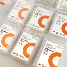 50Pcs Korea Card Sleeves Clear Acid-Free Photocard Holographic Protector Film