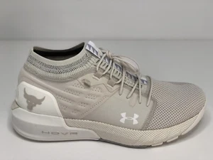 Under Armour Womens Project Rock 2 Onyx White 3022398-103 Training Shoes Size 11 - Picture 1 of 6