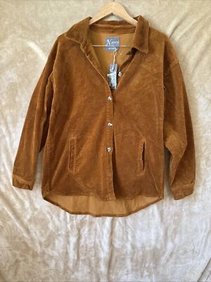 Natural Reflections | Camisa Pana Abotonada Canela Especia Talla Grande ¡¡¡NUEVA CON ETIQUETAS!!!! Foto 1 de 4