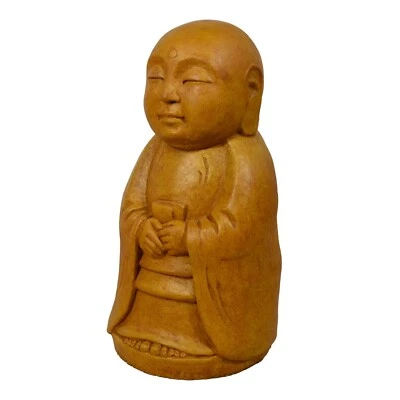 铸石水泥立式 Jizo Buddah 混凝土户外花园雕像  — 第 1/4 张图片