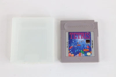 Vintage 80s Nintendo Game Boy Tetris Video Game Cartridge with Case DMG-TR-USA - Image 1 of 4