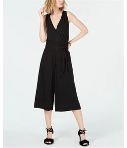 Michael Kors Womens Sparkle Jumpsuit, Black, Small - Picture 1 of 1