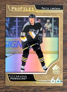Mario Lemieux 2020-21 Upper Deck SP Signature Edition Legends Profiles Gold /49 - Bild 1 von 2