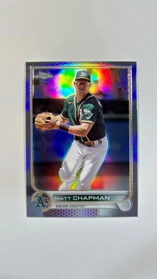 Matt Chapman 2022 Topps Chrome Sonic Refractor #168 Athletics - Image 1 of 2