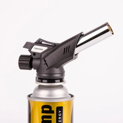 Gazcamp Lötbrenner 220 RS mit Piezo-Zündung für Butan Gas-Kartuschen MSF-1A