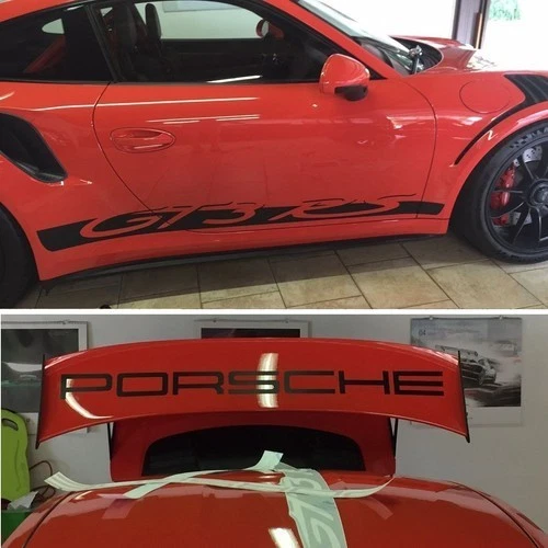 991 GT3RS Decal Kit Fits GT3 GT3RS Side Decal Spoiler Sticker German Decal Kit - Image 1 of 1