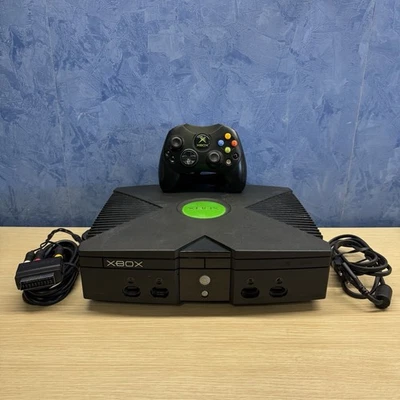 Console Microsoft XBOX Classic + Cavi + Controller Funzionante Originale PAL - Immagine 1 di 4
