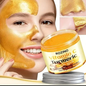 Goldmaske Gesichtsmaske Peel Off-Mask Pflege Kollagen gegen Mitesser Reinigung - Bild 1 von 7