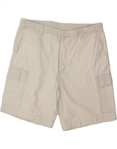 NAUTICA Mens Relaxed Fit Cargo Shorts W42 2XL Grey Cotton BJ02 - Picture 1 of 3