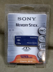 SONY 128MB MagicGate Memory Stick - MSH-128 - NEW! - Picture 1 of 3