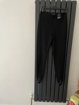 M&S Size 10 Long Leg Black Skinny Ankle Grazer Jodhpur Trousers BNWT New - Image 1 of 4