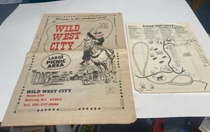 Wild West city Amusement Park Netcong New Jersey Souvenir Guide & Map - Bild 1 von 9