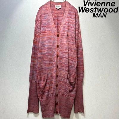 Vivienne Westwood MAN Orb estampado integral punto cárdigan suéter Foto 1 de 4