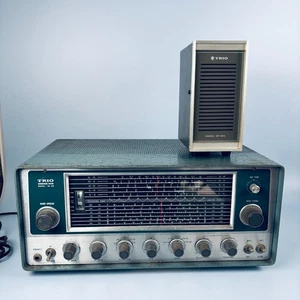 RARO RECEPTOR DE COMUNICACIONES TRÍO JR-60 + ALTAVOZ ÚNICO SP-5DS de colección - Imagen 1 de 15