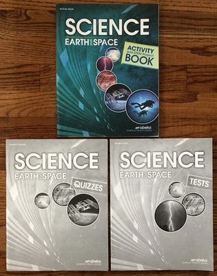 Abeka Science Earth and Space Second Edition Quizzes Tests and Activity Book Foto 1 de 4