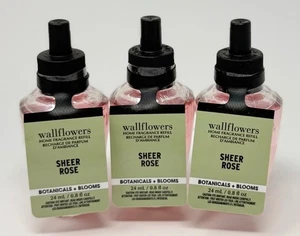 3 NEUE BATH & BODY WORKS SCHIERE ROSE WANDBLUMENDUFT NACHFÜLLBIRNE STECKBAR - Bild 1 von 4
