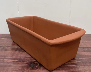 Büschelige Keramik Handwerk Terrakotta Laib Backform 9,5 x 5 x 3 - seltener Fund! - Bild 1 von 5